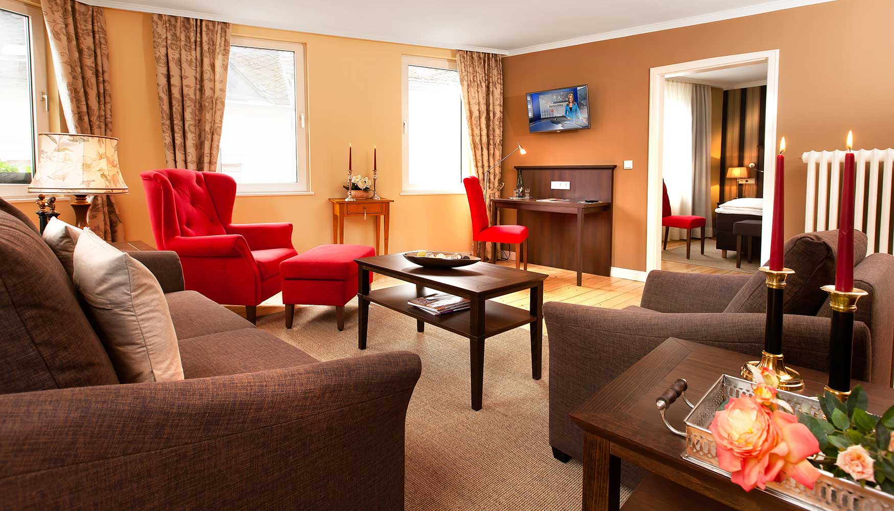 Behagliches Wohnen in der Würzgarten Suite